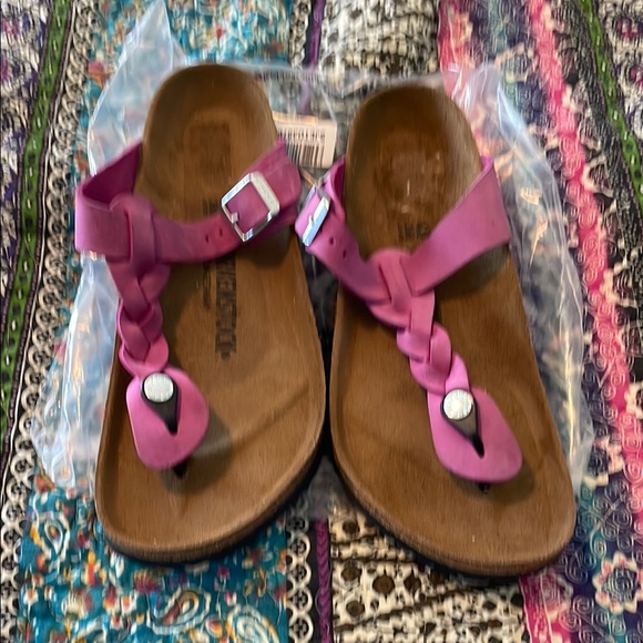 Birkenstock Shoes - Birkenstock Women's Fuchsia Braided Sandals